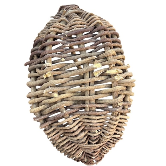 Buttocks basket, butt basket, gathering basket, wicker basket, shabby chic decor - Picture 5 of 10